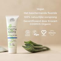Urtekram Tandpasta Mint & Aloë Vera with Fluoride - thumbnail