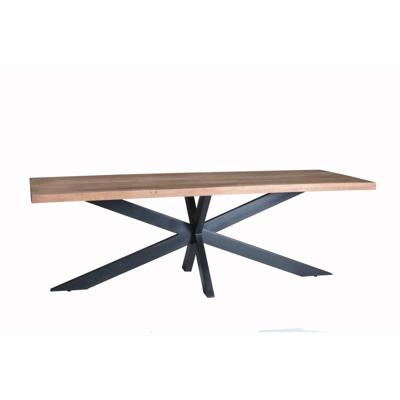 Sohome Eettafel 'Yannick Spider' Mangohout en staal, 200 x 100cm