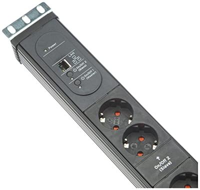 Brennenstuhl 1156057984 power uitbreiding 3 m 4 AC-uitgang(en) Zwart - thumbnail