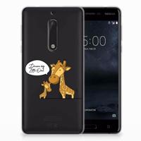 Nokia 5 Telefoonhoesje met Naam Giraffe - thumbnail
