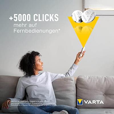 Varta CR2032 knoopcel batterij - 5 stuks - thumbnail