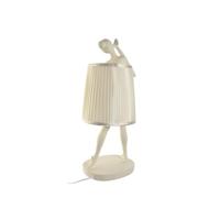 Bureaulamp Home ESPRIT Wit Hars 40 W 220 V 29 x 25 x 62,5 cm - thumbnail
