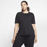 Nike Plus Size sport T-shirt zwart - thumbnail