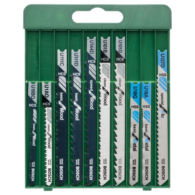 Bosch Accessories 2609256775 10-delig Decoupeerzaagbladen-set U-schacht 10 stuk(s)
