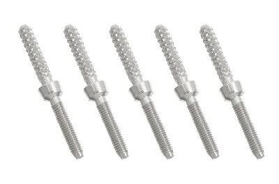 Koppeling met M4 draad voor Carbon buis 6x1mm - 5st