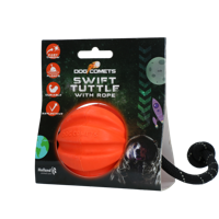Dog Comets Swift Tuttle Met Touw Oranje - thumbnail