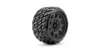 JetKo Extreme Low Profile Rockform Belted band op 3.8'' zwarte velg voor Traxxas Maxx - thumbnail