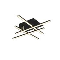 Searchlight Led plafondlampMatrix 4-lichts zwart - 694-4BK - thumbnail