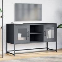 Tv-meubel 100,5x39x60,5 cm staal antracietkleurig - thumbnail