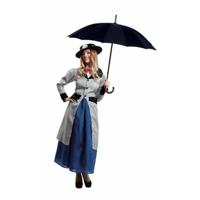 Kostuums voor Volwassenen My Other Me Mary Poppins 4 Onderdelen Grijs Maat M/L - thumbnail