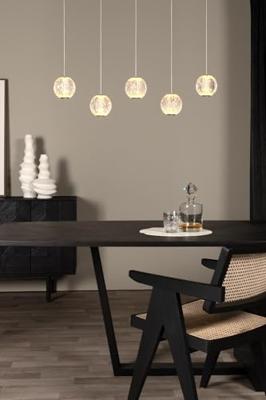 Lucide CINTRA - Hanglamp - LED Dimb. - 5x4,7W 2700K - Transparant Lucide CINTRA - Hanglamp - LED Dimb. - 5x4,7W 2700K - Transparant