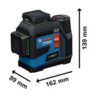 Bosch Blauw GLL 12V-100-33 CG Professional Lijnlaser | 4x batterij 1,5V LR6 (AA) | In Tas - 0601065400 - thumbnail