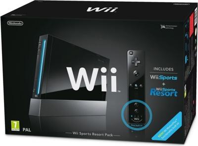 Nintendo Wii (Black) + Sports Resort (boxed) Nintendo Wii (Black) + Sports Resort (boxed)