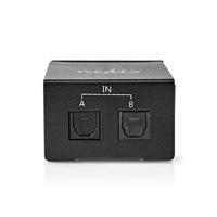 Nedis Digitale Audio-Switch | 2-wegs | Zwart | 1 stuks - ASWI2512BK ASWI2512BK - thumbnail