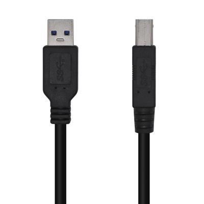 AISENS A105-0444 kabel USB 3.0 printer type A/M-B/M, zwart, 2,0 m