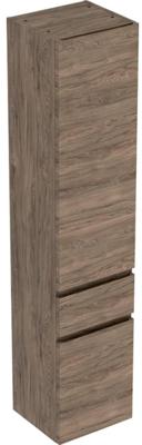 Geberit Renova Plan Hoge Kast 2 Deuren 1 La 39x36x180 cm Noten Hickory