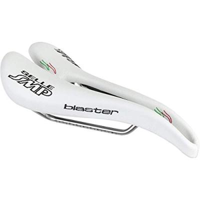 Selle SMP Smp zadel pro blaster wit met rvs rail