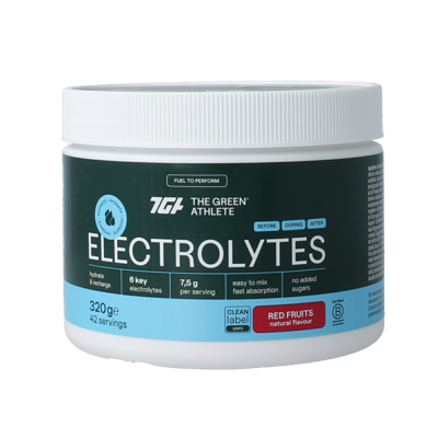 The Green Athlete Electrolytes red fruits 320 Gram
