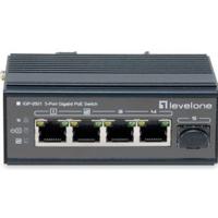 LevelOne IGP-0501 netwerk-switch Gigabit Ethernet (10/100/1000) Power over Ethernet (PoE) Zwart - thumbnail