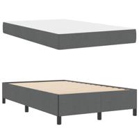 Boxspring bed Donkergrijs, Zwart 120 x 200 cm - thumbnail