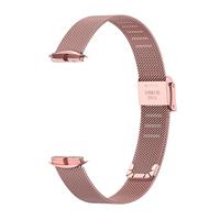 Fitbit Luxe - Milanese bandje met klemsluiting - Rosé goud - thumbnail