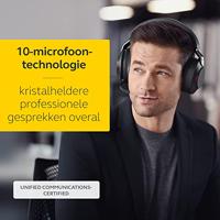 Jabra Evolve2 85 UC Over Ear headset Bluetooth, Kabel Stereo Zwart Ruisonderdrukking (microfoon) Volumeregeling, Indicator voor batterijstatus, Microfoon - thumbnail