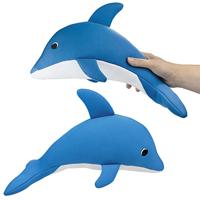 Honden waterspeelgoed Dolfijn, blauw - thumbnail
