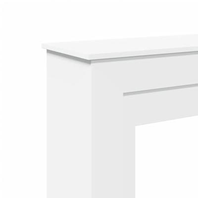 Haardombouw 90x30x90 cm bewerkt hout wit