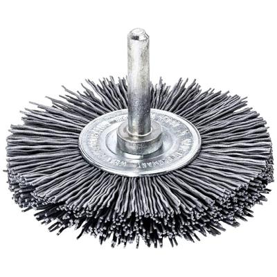 Lessmann Ronde borstel D.70mm schacht 6 mm SiC schuurborstelharen K.60212 mm 15000min 417872 1 stuk(s)