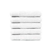 The One Handdoek Deluxe 50x100 cm 550 gr Wit (5 stuks) - thumbnail