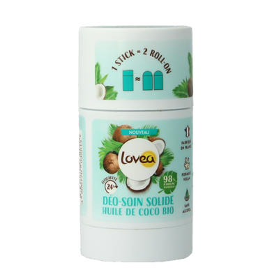 Lovea Solid deo care coconut oil organic 50 Gram