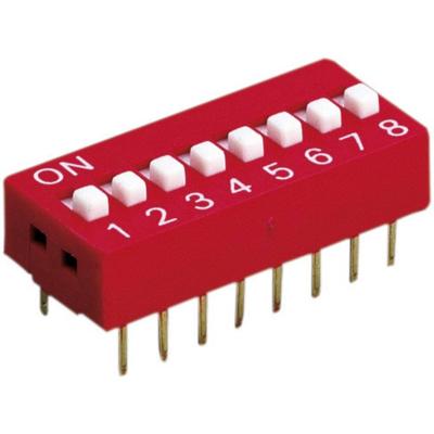 Diptronics DS-06V DIP-schakelaar Aantal polen 6 Standaard 1 stuk(s)