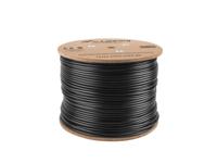 Lanberg LCU6-21CU-0305-BK netwerkkabel Zwart 305 m Cat6 U/UTP (UTP) outdoor - thumbnail