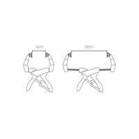 Klemt Piher 52204 Uitschuifbaar Druk- - thumbnail