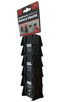 StealthMounts BM-MW12-BLK-6-BLK Accuhouder voor Milwaukee M12 | Zwart | 6-pack - BM-MW12-BLK-6-BLK - thumbnail