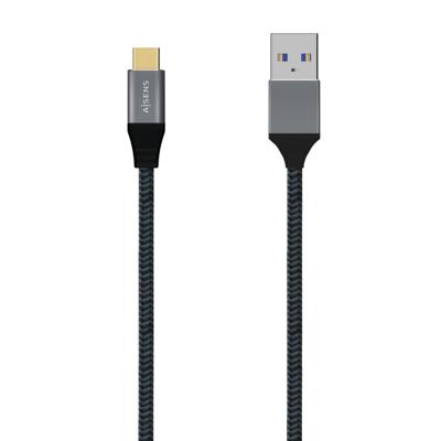 Cable USB 3.1 AISENS A107-0630 USB TYPE-C MACHO USB MACHO 50CM GRIS