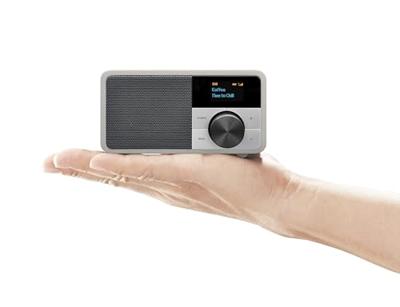 Sangean Genuine Mini DDR-7 Radio DAB+, VHF (FM) AUX, Bluetooth Zilver