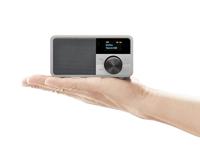 Sangean Genuine Mini DDR-7 Radio DAB+, VHF (FM) AUX, Bluetooth Zilver - thumbnail