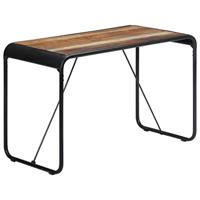 Eettafel 118x60x76 cm massief gerecycled hout - thumbnail