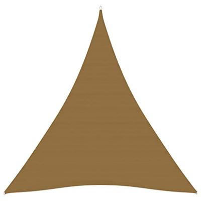 VidaXL Zonnezeil 160 g/m² 5x6x6 m hdpe taupe VidaXL Zonnezeil 160 g/m² 5x6x6 m hdpe taupe