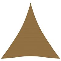 VidaXL Zonnezeil 160 g/m² 5x6x6 m hdpe taupe - thumbnail