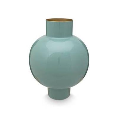 Pip Studio Vaas Metaal Groot Zachtgroen 31x42cm