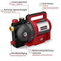 Einhell GC-GP 1170 ECO PLUS Tuinpomp 7000 l/h 50 m - thumbnail