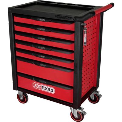 KS Tools 826.0007 Werkplaatswagen Plaatstaal Kleur (specifiek): Zwart, Rood KS Tools 826.0007 Werkplaatswagen Plaatstaal Kleur (specifiek): Zwart, Rood