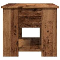 Salontafel 79x49x41 cm bewerkt hout oud houtkleurig - thumbnail