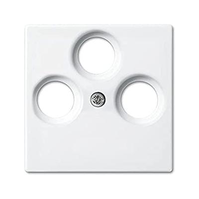 Busch-Jaeger 1743-03-914 Televisie, radio, satelliet Afdekking Busch-balance SI Alpine-wit 1 stuk(s)