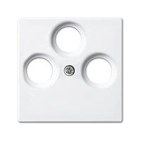 Busch-Jaeger 1743-03-914 Televisie, radio, satelliet Afdekking Busch-balance SI Alpine-wit 1 stuk(s) - thumbnail