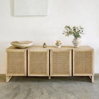 Kave Home Dressoir 'Rexit' Webbing, 180cm - thumbnail