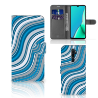 OPPO A9 (2020) | A5 (2020) Telefoon Hoesje Waves Blue - thumbnail