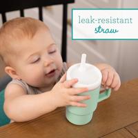 Mijn eerste siliconen cup - INFANTINO - 255 ml - Cool Mint - thumbnail